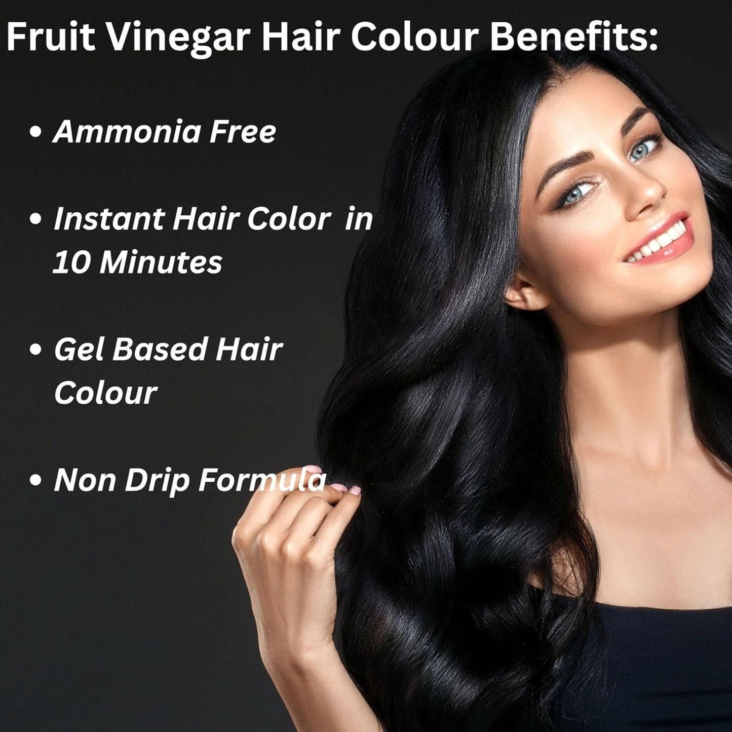 Fruit Vinegar Gel Based Hair Color 125ML (Pack of 2) | Buy 1 Get 1 Free