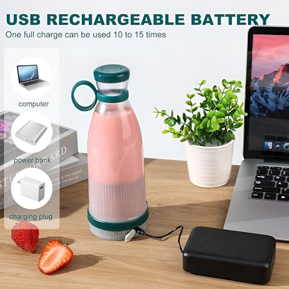 Travel Portable Mini Juice Blender | USB Rechargeable Personal Juicer Mixer