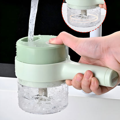 USB Rechargeable Multi-Function Food Processor | Portable Kitchen Veg Cutter Machine